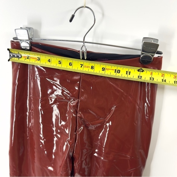 Commando Womens Faux Patent Leggings Size L Sienna Perfect Control Liquid Shine - Picture 7 of 10